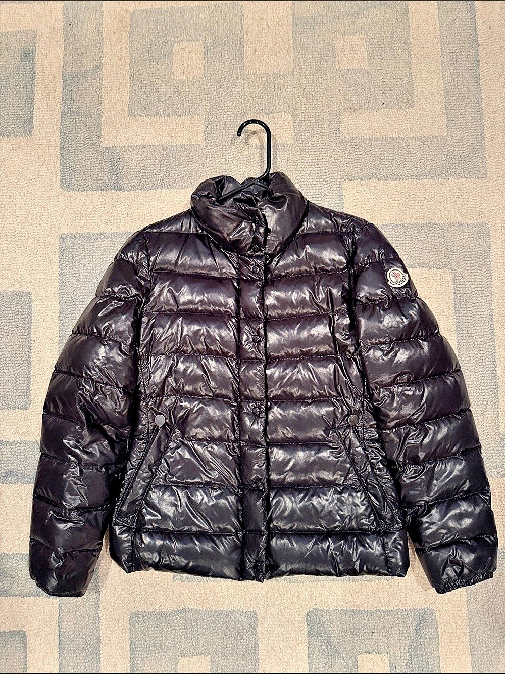 Moncler Puffer Jacket Black Puffer Jacket Size 1